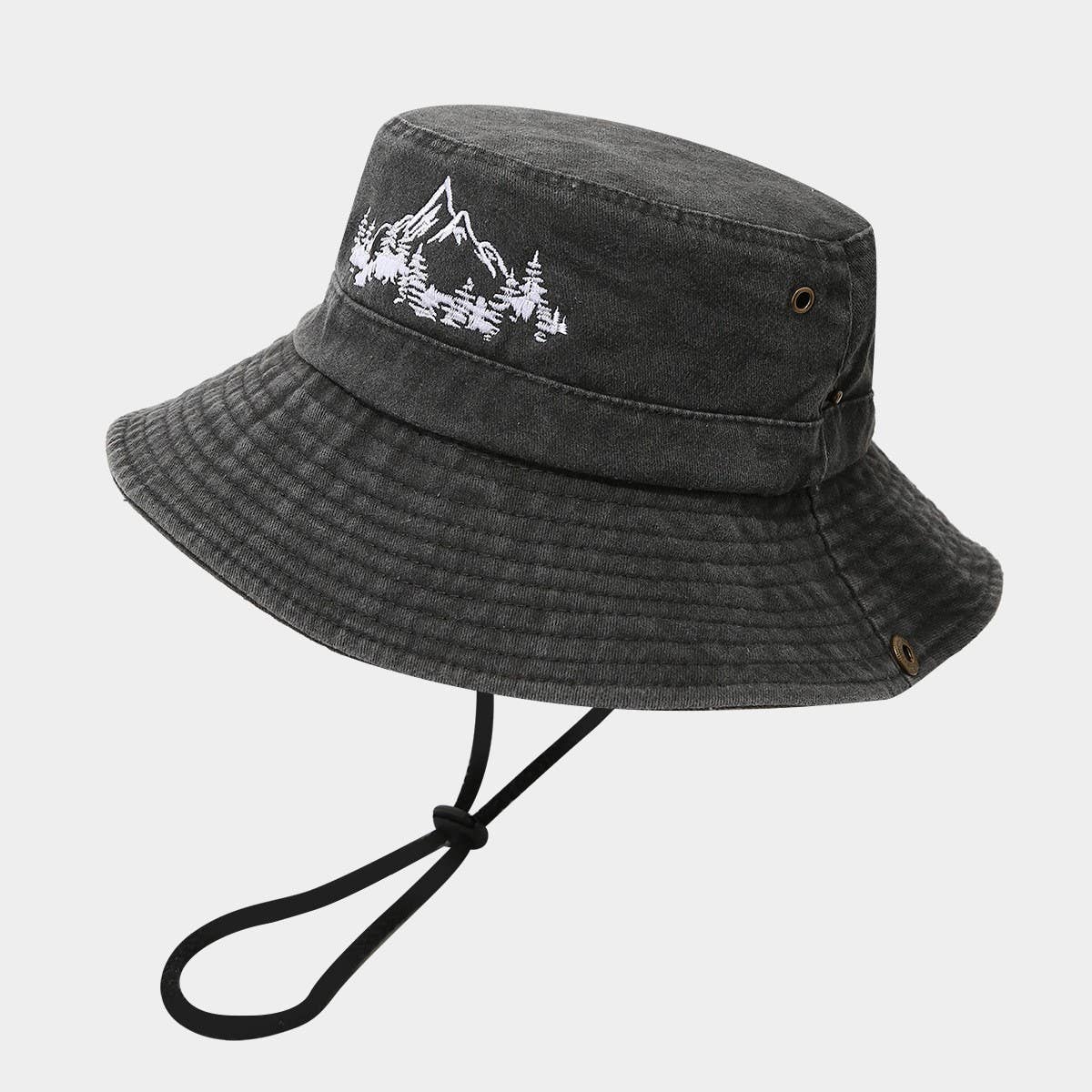 ACCITY - Wholesale Bucket Hat - Unisex - Vintage Wide Brim Sun Hat for Hiking & Camping_CWAH38874