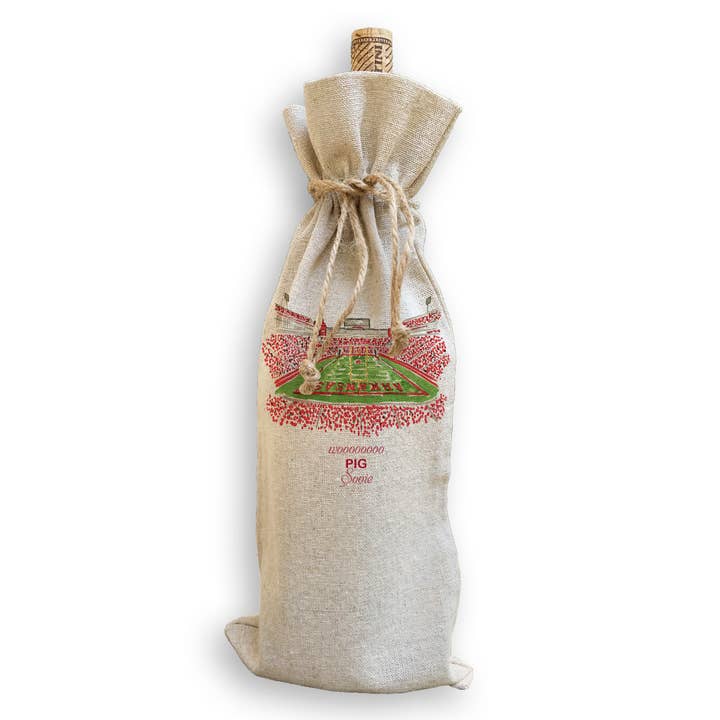 French Graffiti - Wholesale Tea Towel - Fayetteville, Arkansas Stadium with Quote3