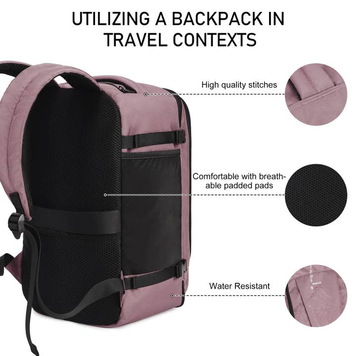 wandf - Wholesale Backpack - Unisex - Personal Item Bag Carry On Backpack with Charging Port23