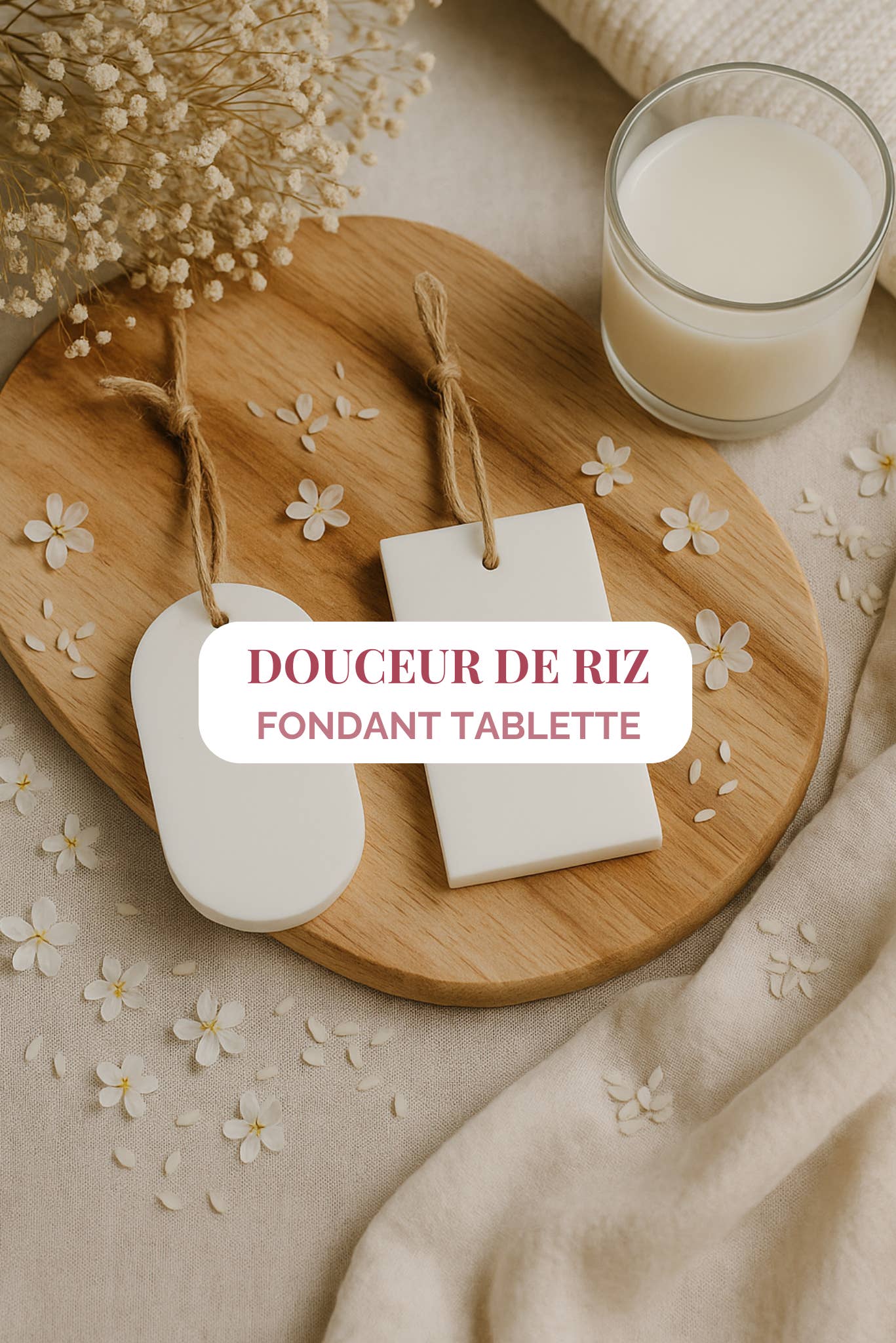 WILD CHILD Bougies & Co - Wholesale Wax Melt - "Rice Sweetness" Scented Wax Tablet 10h