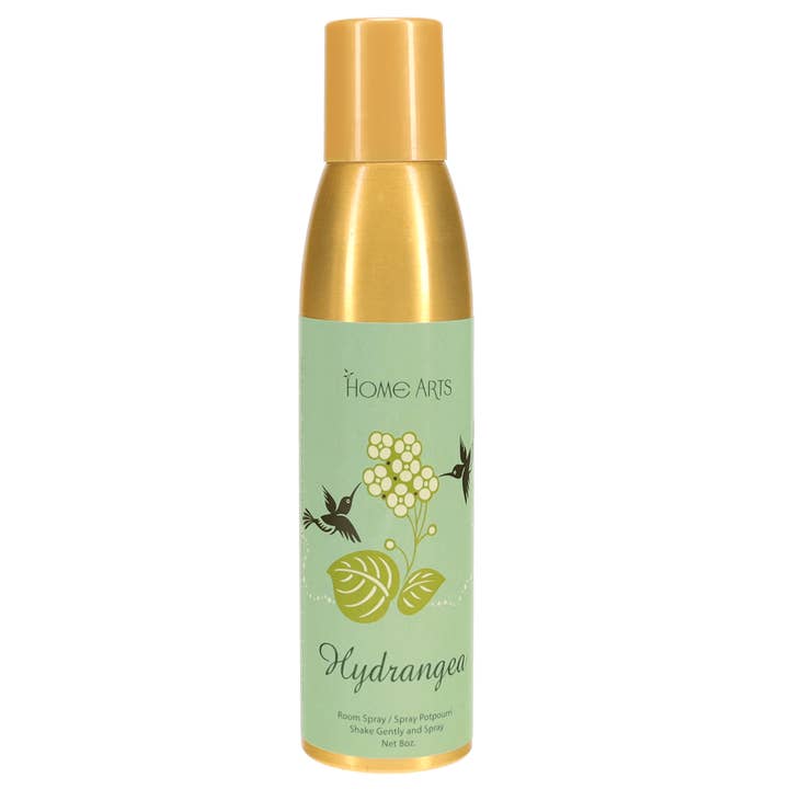 Hydrengea Room Spray guld finish 6 stk for engroshandel hos HomeArts