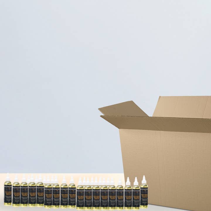 Lot de 48 huiles à barbe hydratantes et faciles à coiffer pour la vente par The Human of Color Haircare