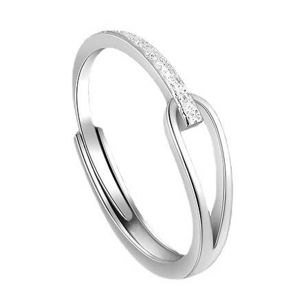 Gemscape UK – wholesale Multi-stone ring – Half and Half design S925 Ring  - in Gold & Silver0