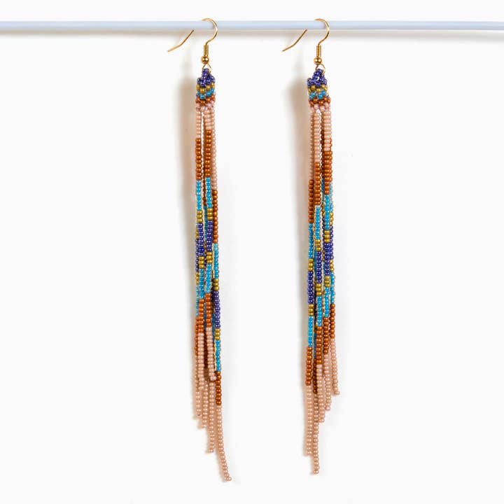 Altiplano - Wholesale Tassel Earrings - Beaded Fringe Duster Earrings
