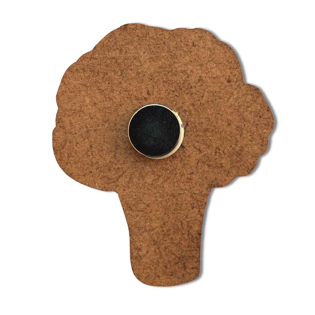 LIGARTI - Vente Aimants - Aimant en bois – Brocoli1