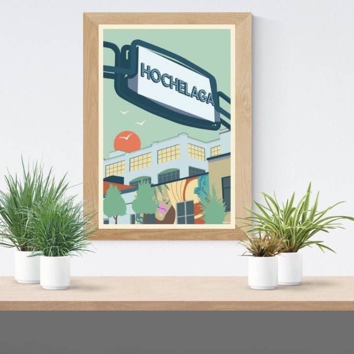 Montréal Hochelaga Poster for wholesale by TripPoster