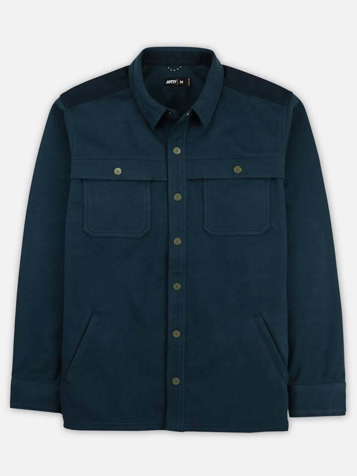 Maverick Jacshirt - Navy for wholesale by Jetty