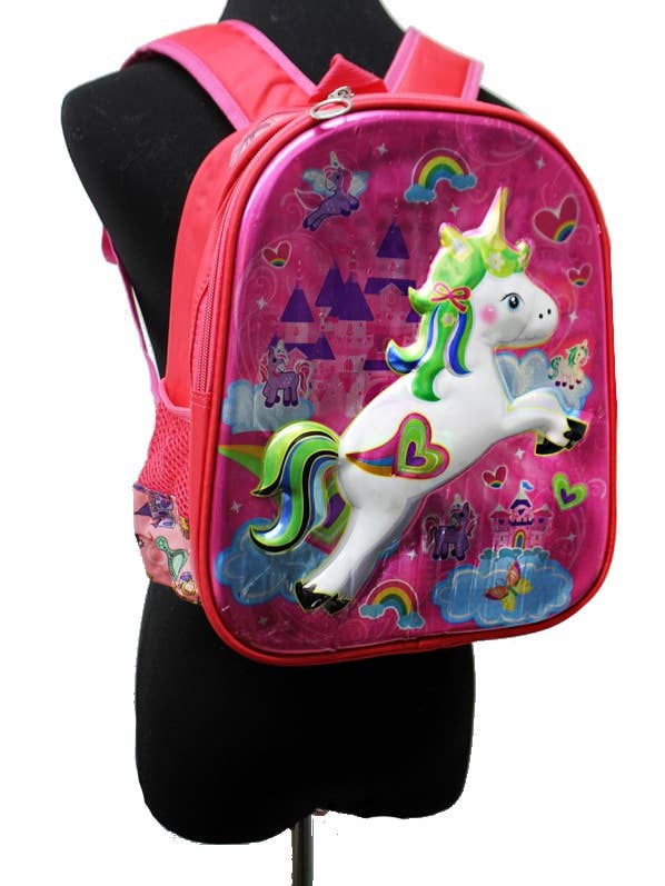 Unicorn Animated 3D Youth and child Backpack for wholesale by Cap Zone