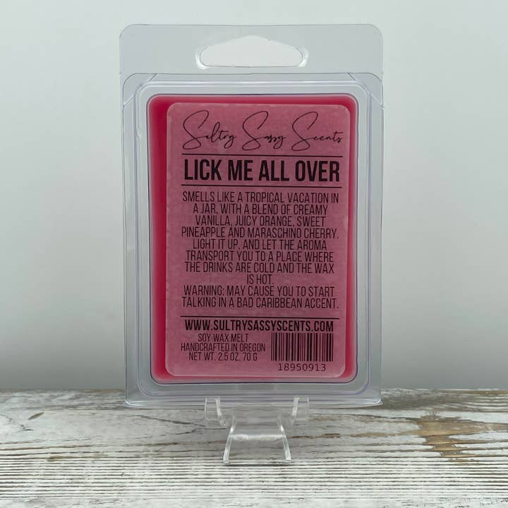 Lick Me All Over - Soy Wax Melt for wholesale by Sultry Sassy Scents
