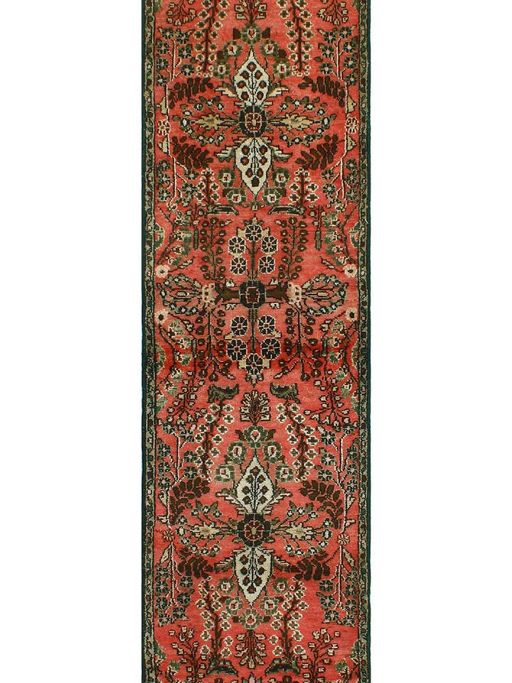 Fine VTG Alger Rust/Ivory Runner, 2'2" x 13'7" for wholesale by Noori Rug