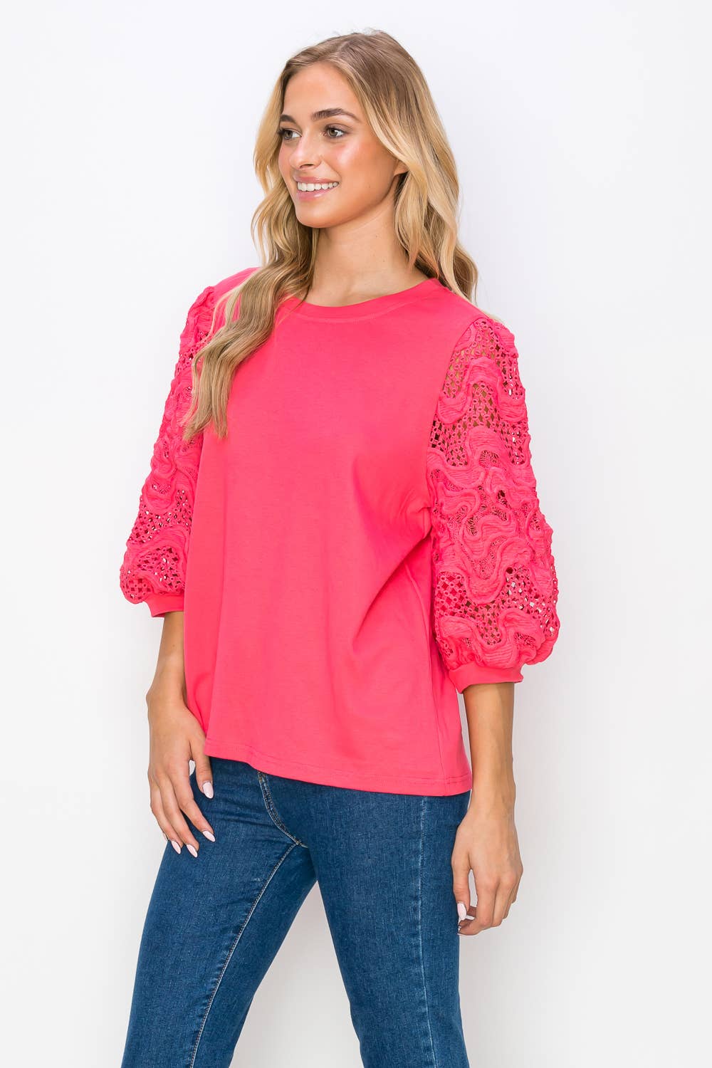 Joh Apparel - Wholesale Knit Top - Women's - Ruth Pointe Knit Top with Lace16