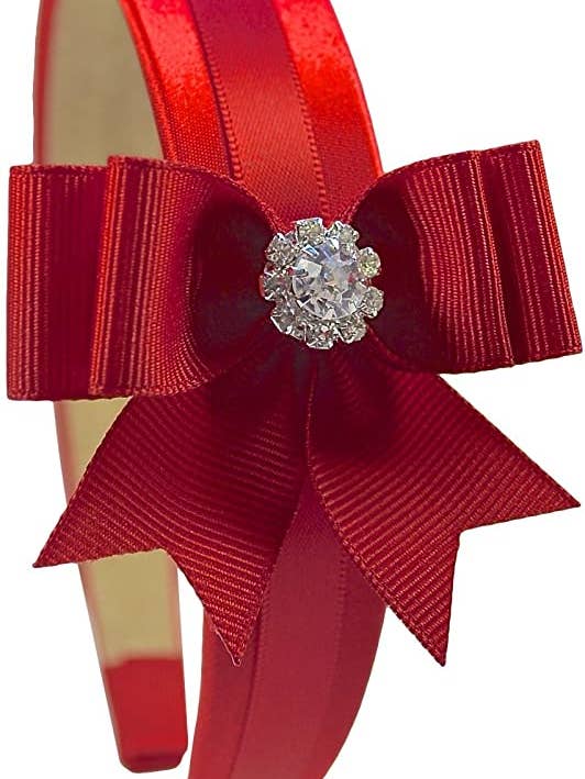 Elegant Rhinestone Girls Arch Headband - 9 Colors! for wholesale by Funny Girl Designs