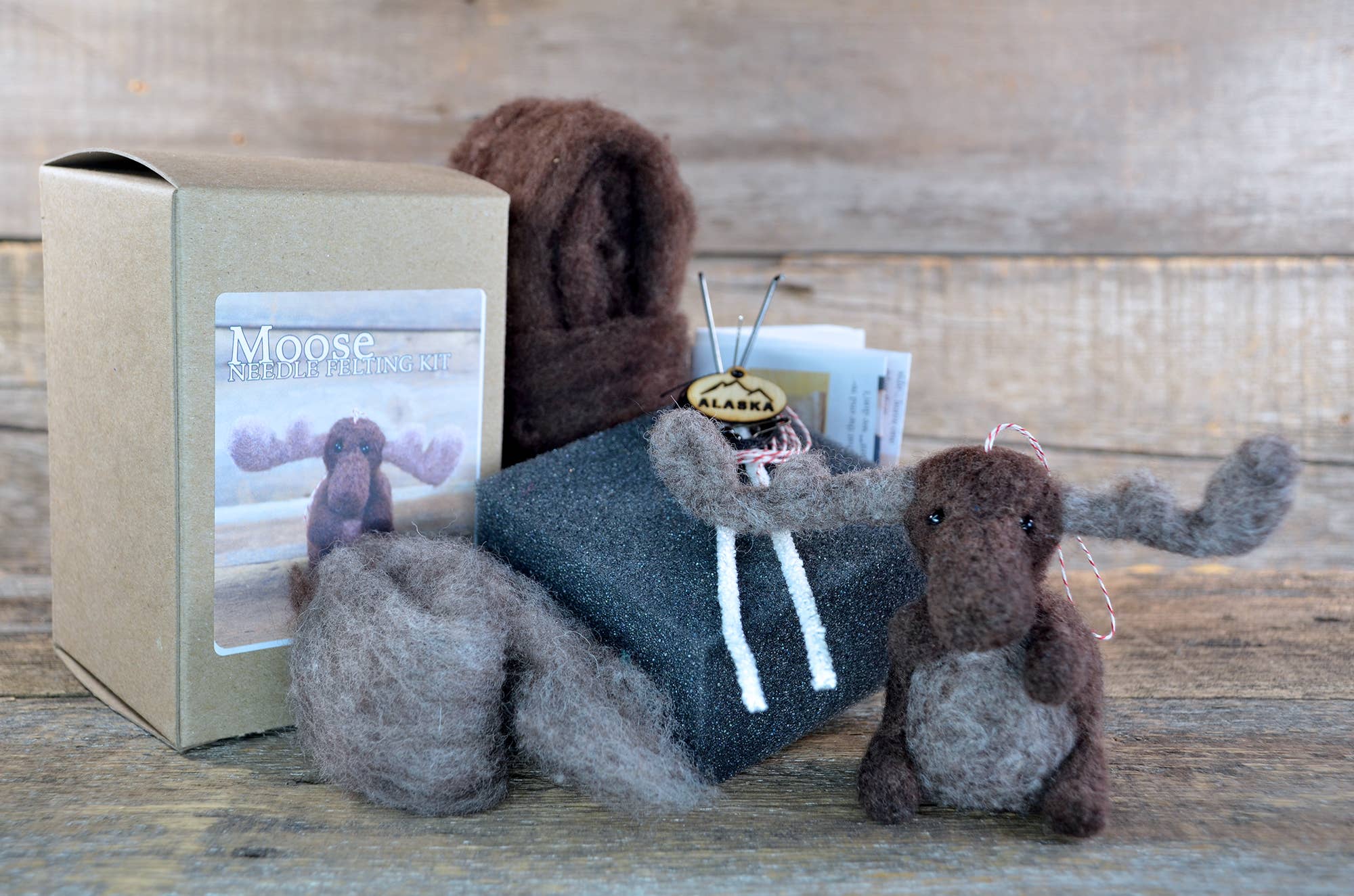 The General Bean - Vendita all'ingrosso Kit da cucito creativo - Nome Drop - Kit di infeltrimento ad ago - Alce2