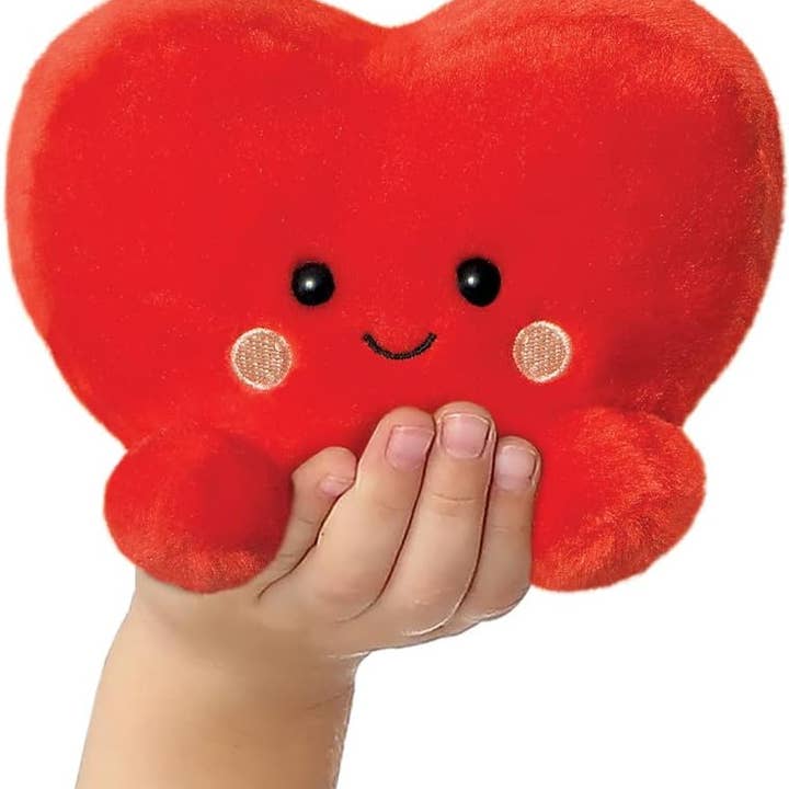 5" Plush Amore Heart Palm Pals for wholesale by Kelley and Company
