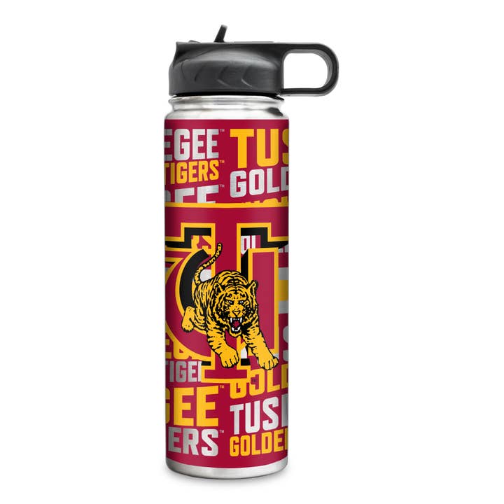 NCAA Tuskegee Golden Tigers 22oz Stainless Steel Tumbler for wholesale by Rico Industries
