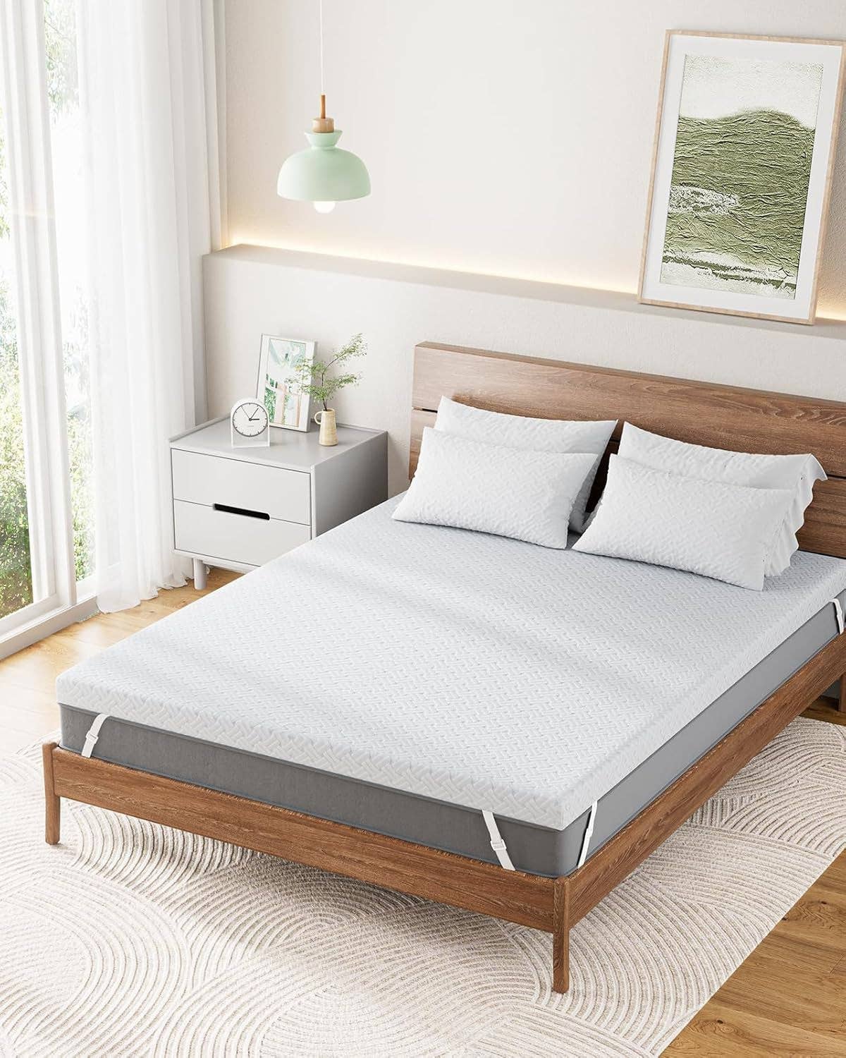 ShipItFurniture - Wholesale Mattress Pad/Protector - Twin XL Mattress Topper 3 Inch Cooling Memory Foam5