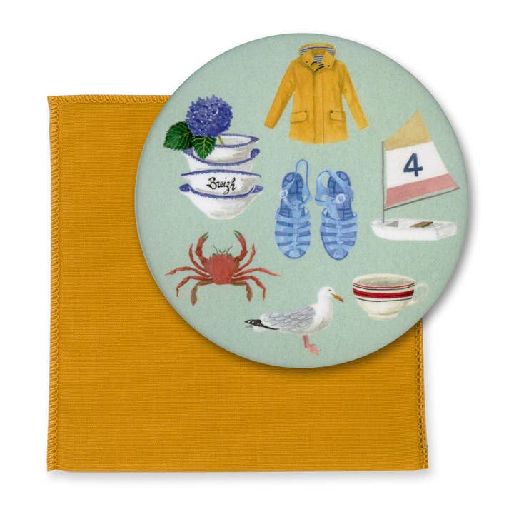 Bretonse zomertas spiegel voor wholesale door MÉLANIE VOITURIEZ