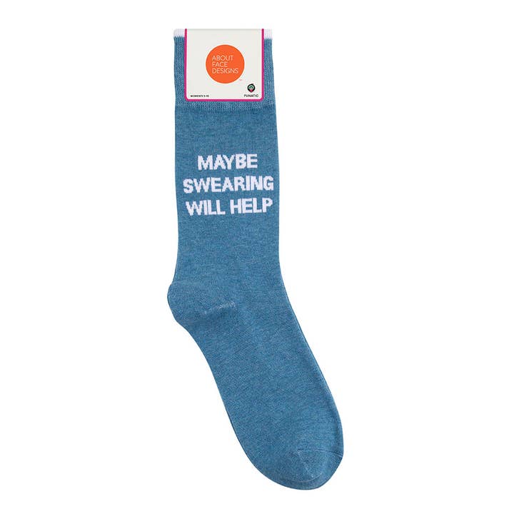 Swearing Will Help Socks - CLOSEOUT for wholesale by About Face Designs