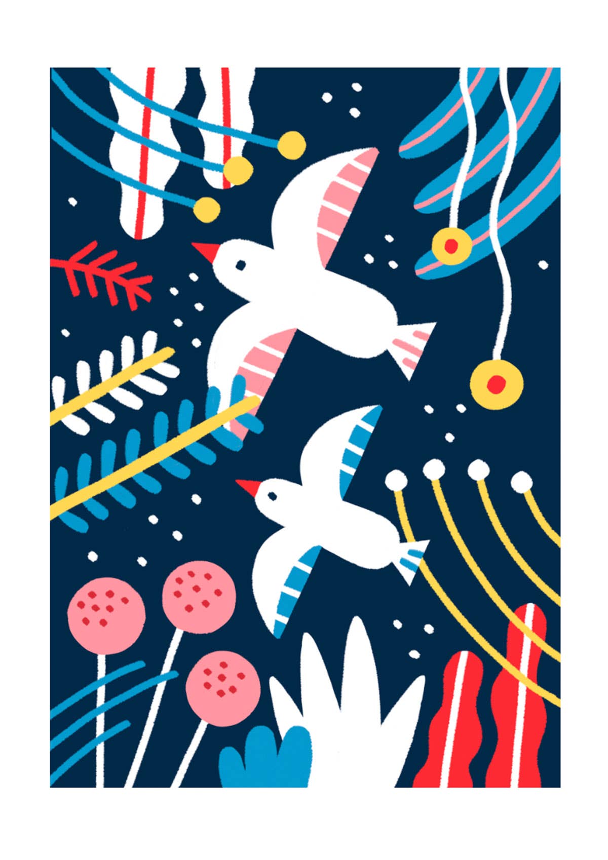 Ana Seixas - Wholesale Art Print - Swallows // A5 Digital Print2