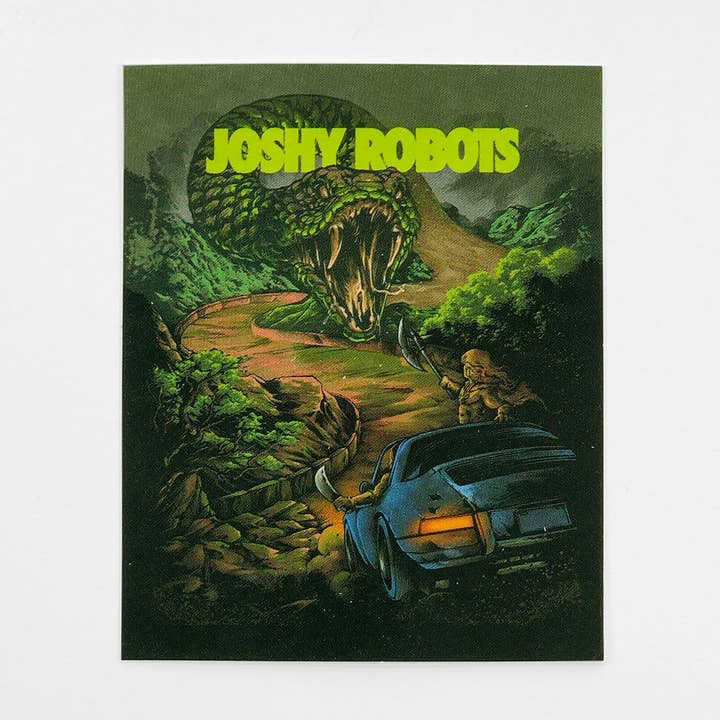 Sticker en forme de serpent pour la vente par Earth to Robots