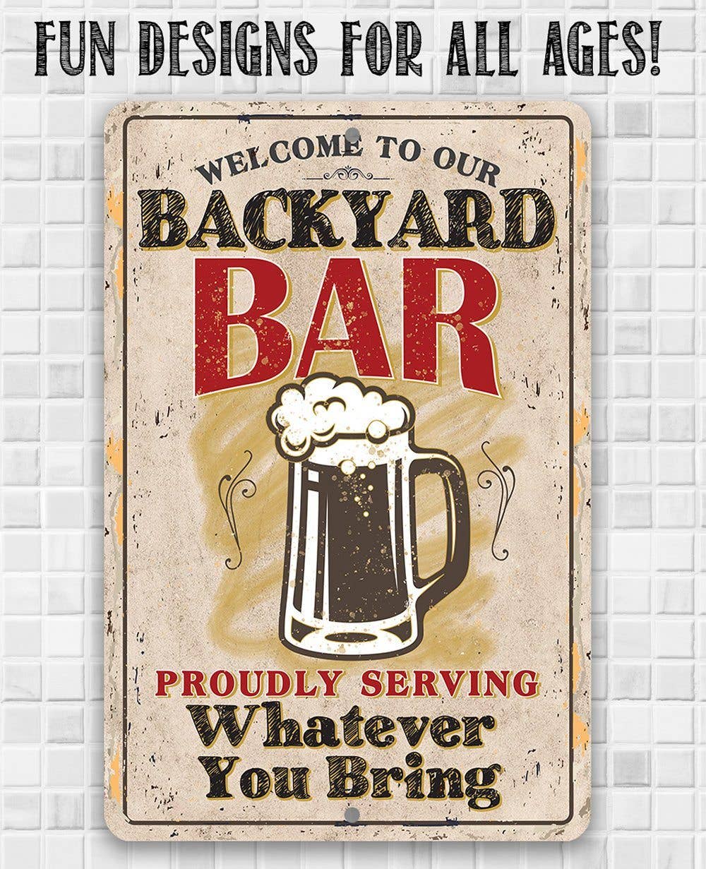 Lone Star Art Metal Signs - Wholesale Sign - Backyard Bar - Metal Sign7