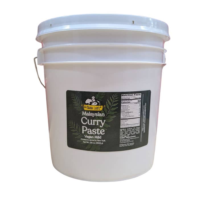 Food Service- Malaysian Mild Vegan Curry Paste- 8lb for wholesale by Mama Lam's