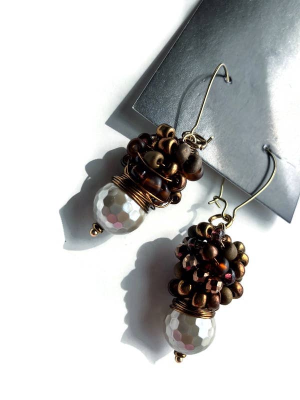 Bridal earrings Wedding for wholesale by BWJ Stones