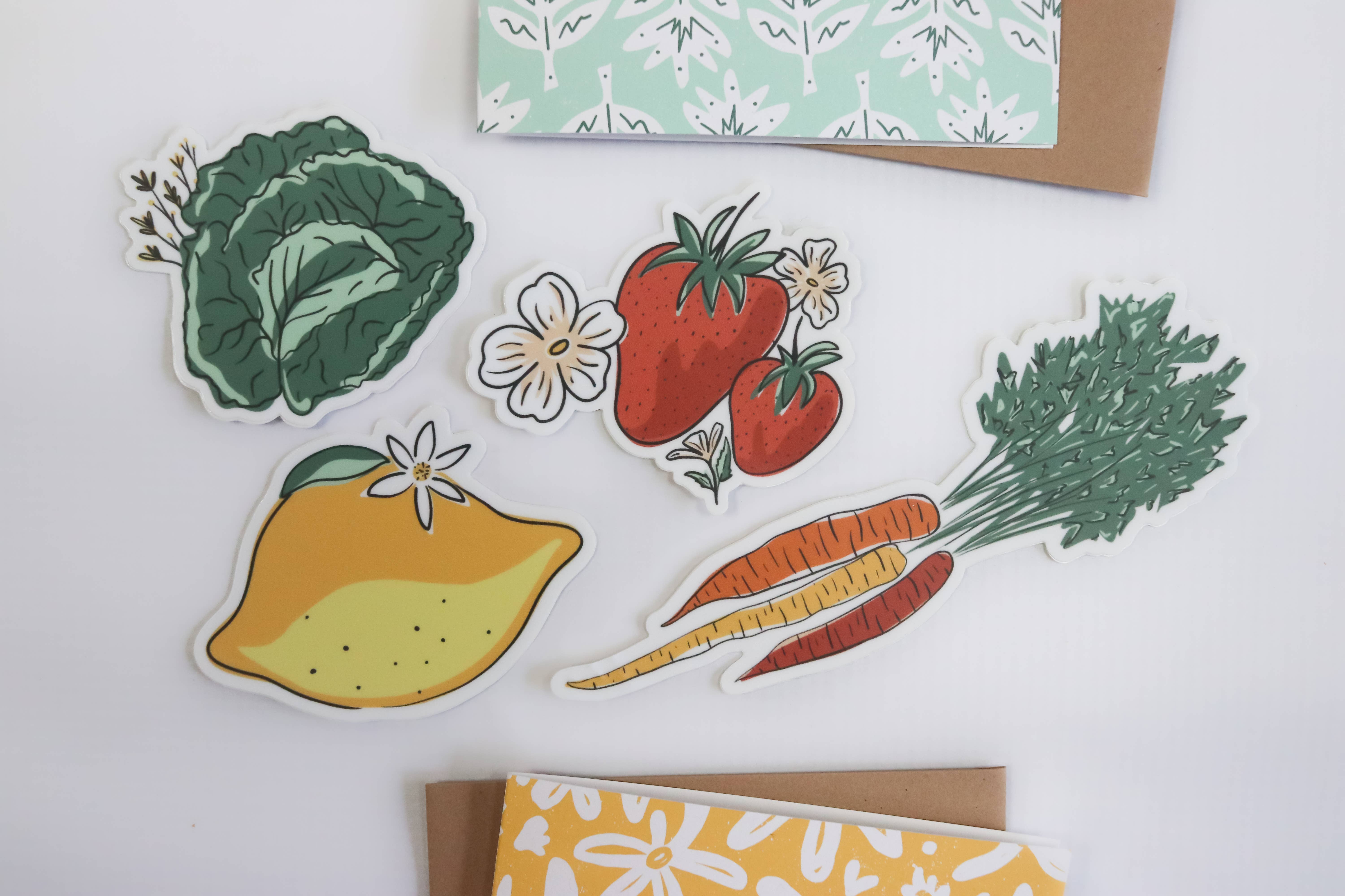 Overflow & Co. - Wholesale Sticker - Head of Lettuce Sticker2