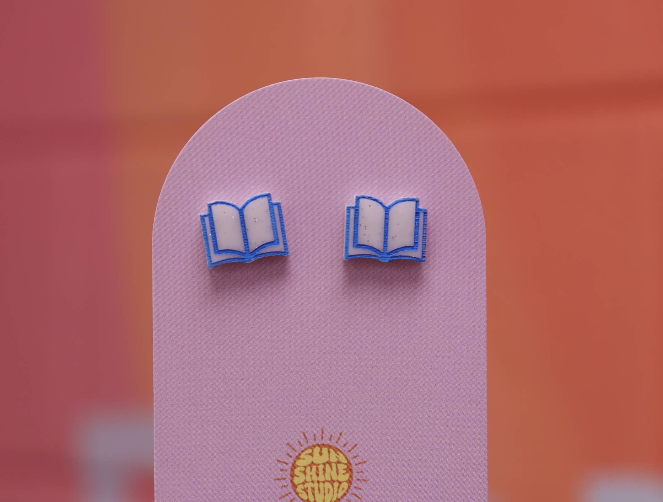 Sunshine Studio - Wholesale Stud/Post Earrings - Open Book Tiny Stud Earrings34