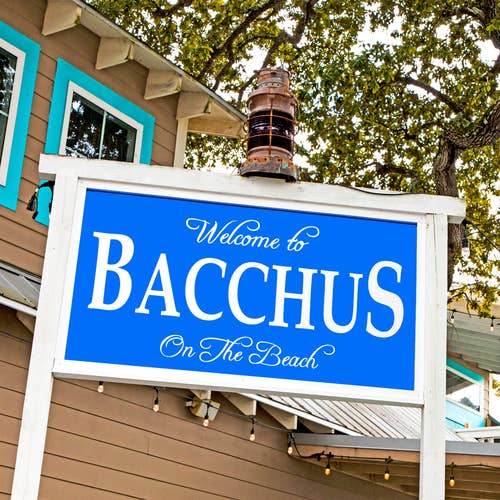 South Austin Gallery - Wholesale Coasters - Bacchus on the Beach Ceramic Coaster0