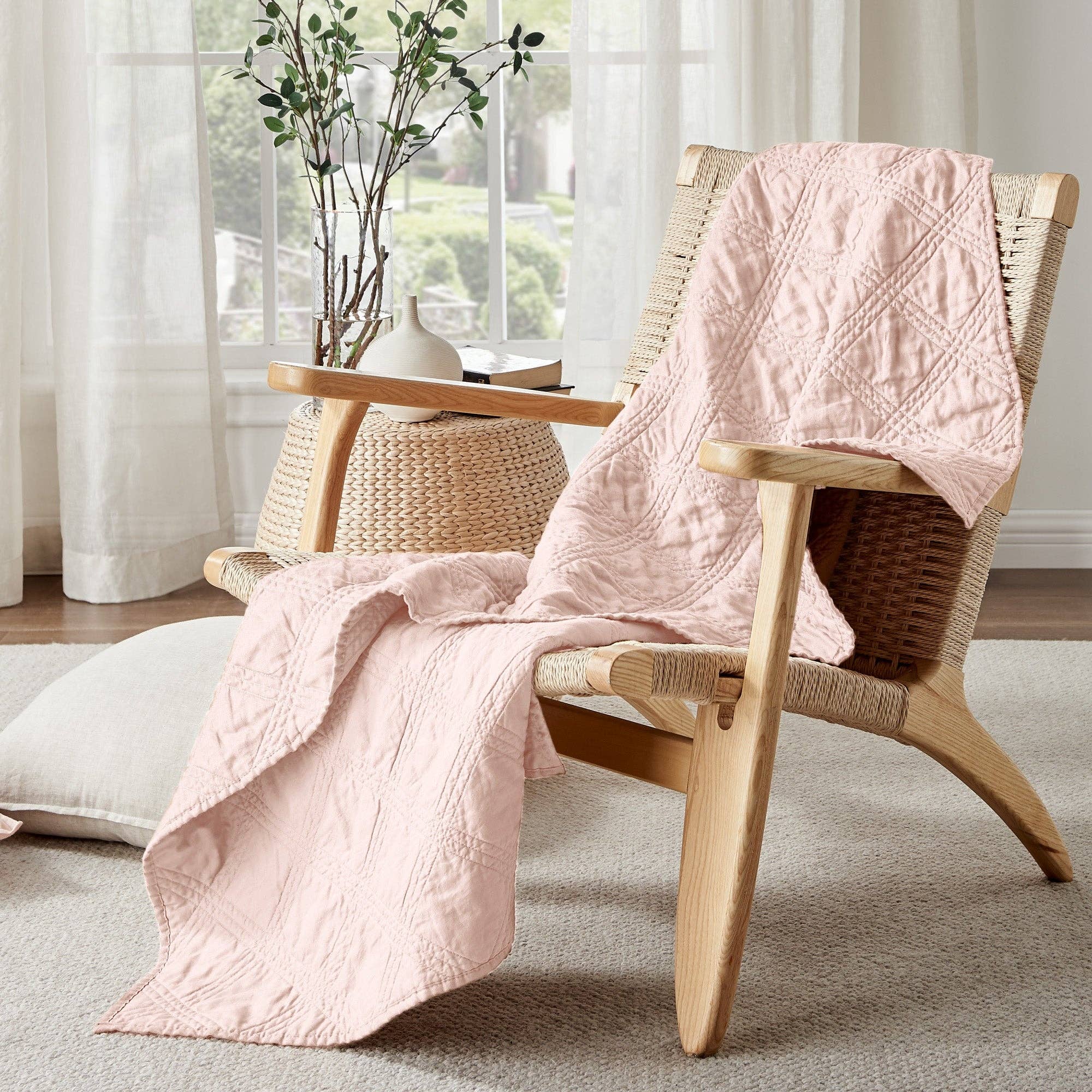 Levtex Home - Wholesale Throw Blanket - Washed Linen Quilted Throw15