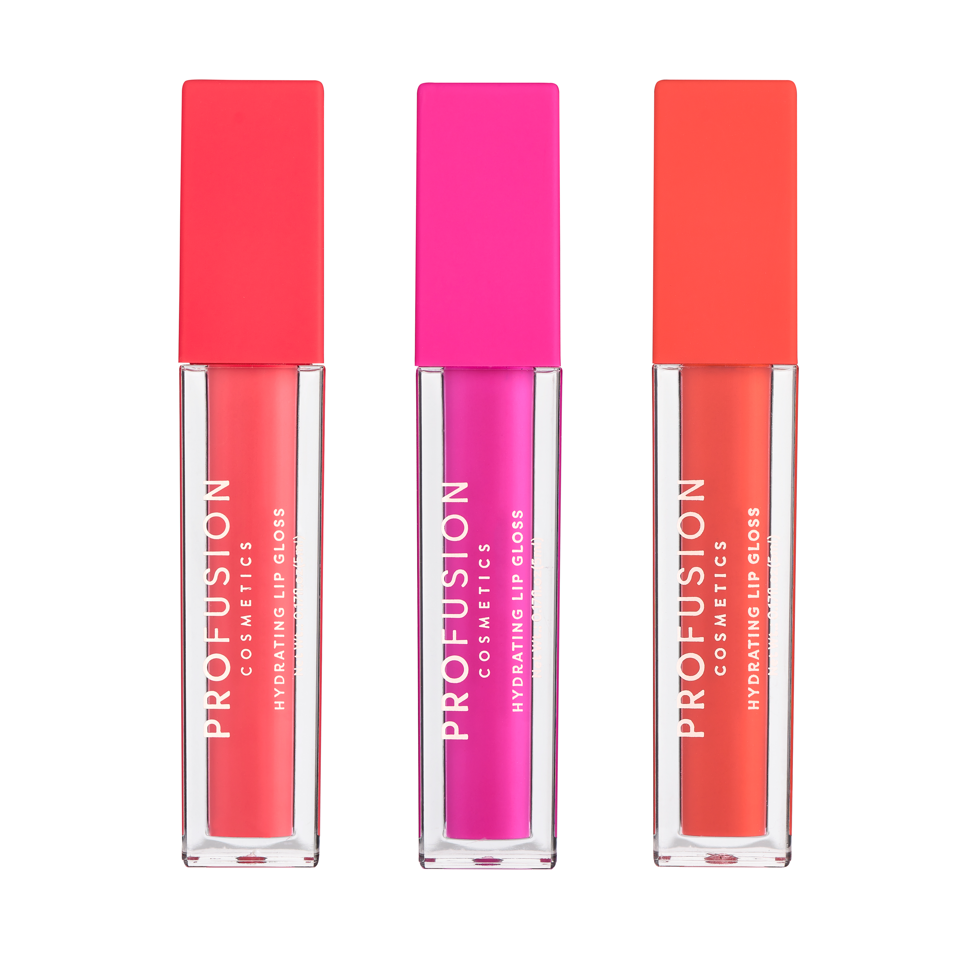 Profusion Cosmetics UK – wholesale Lip-gloss – LIP TRIO HIGH SHINE LIP GLOSS - BRIGHTS1