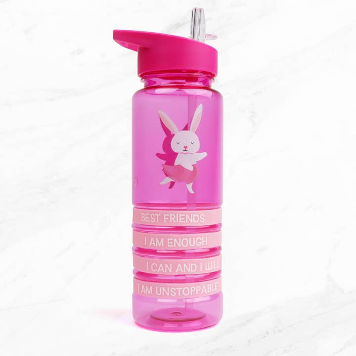 Myga Eco - Wholesale Water Bottle - Kids Rabbit Positivity Band Water Bottles