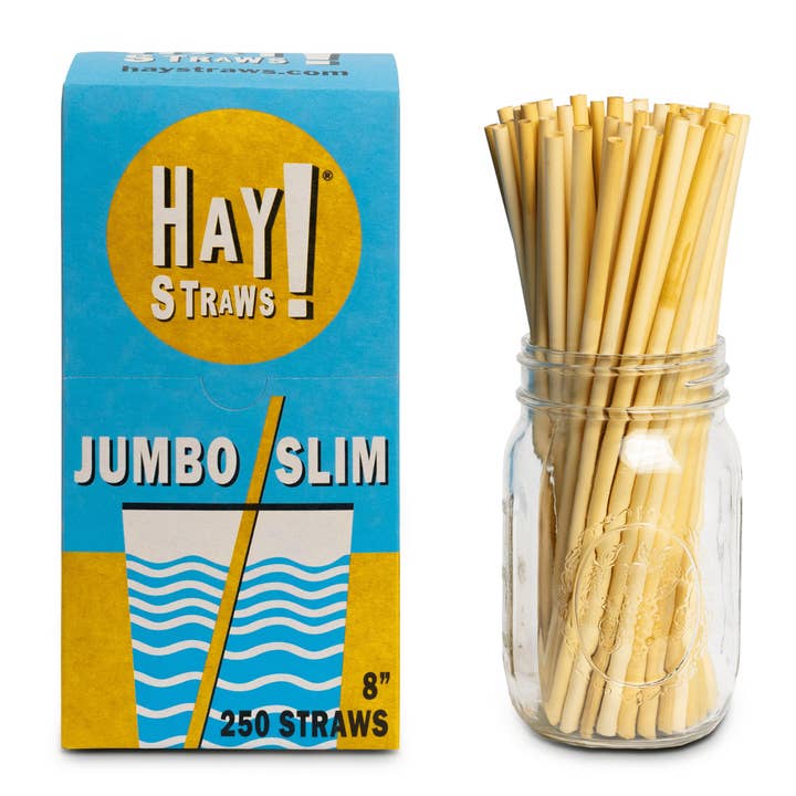 Slim Jumbo Straws for wholesale by Hay Straws