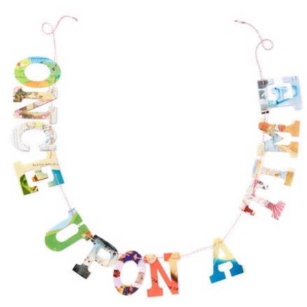 Attic Journals - Vente Fanion/guirlande - Guirlandes de mots - IL ÉTAIT UNE FOIS2