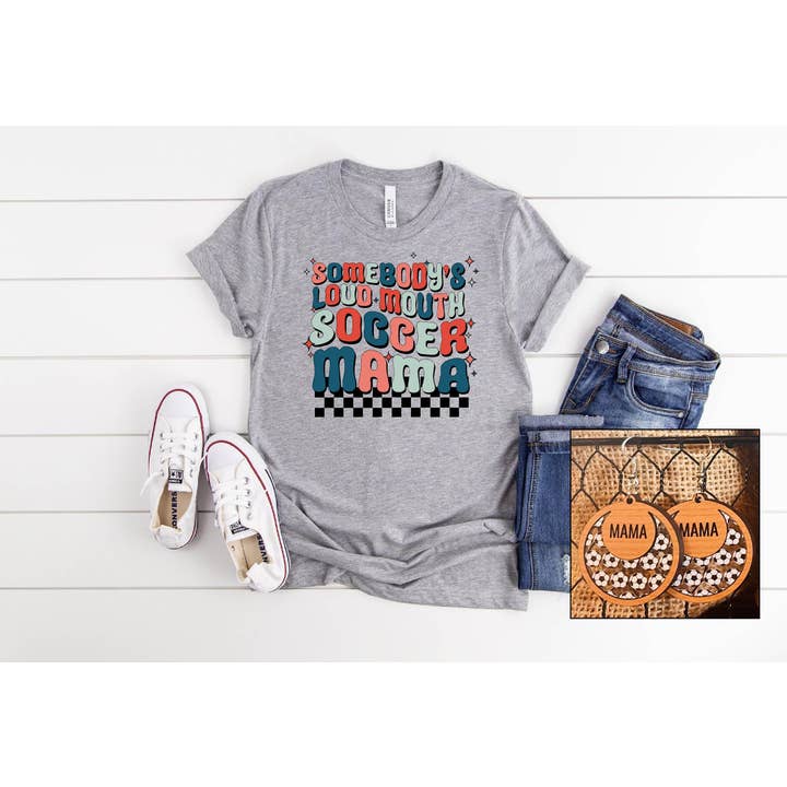 Loud Mouth Soccer Mama for wholesale by Southern Attitude Designs Inc