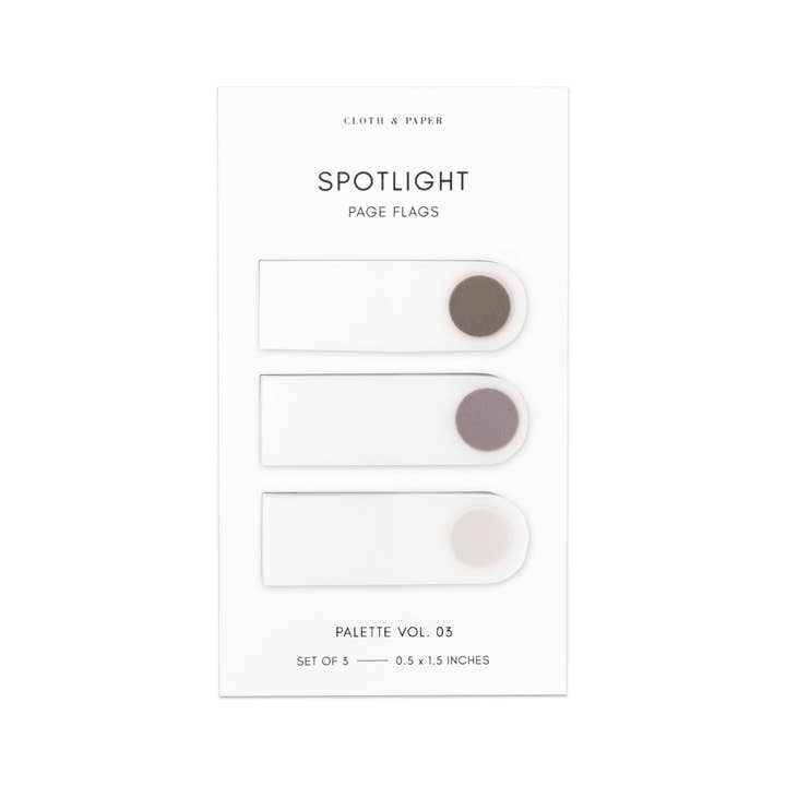 Cloth & Paper - Wholesale Sticker - Spotlight Page Flag Set