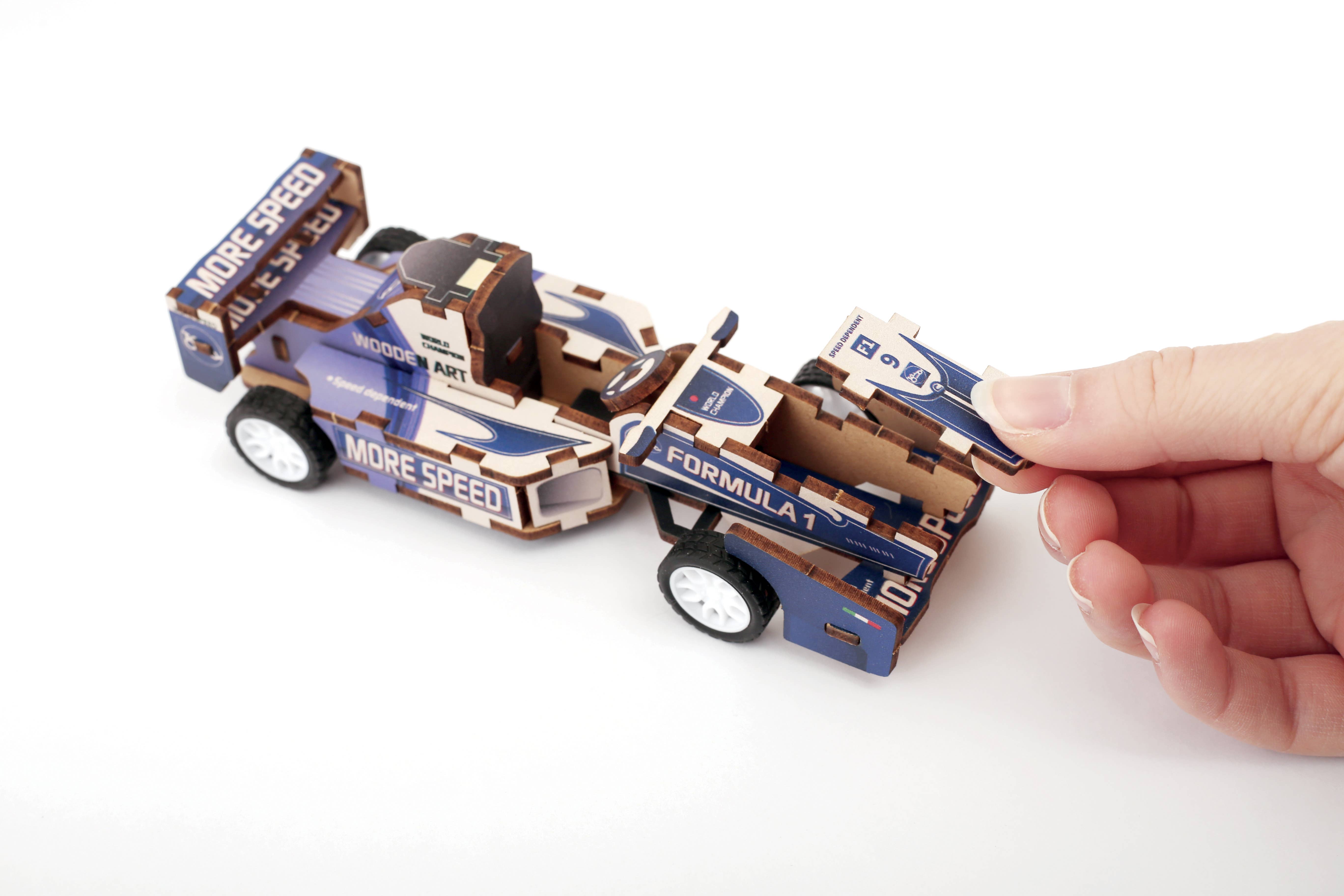 Graine Créative - Wholesale Toy Car/Truck - Kids - 3D WOOD MODEL FORMULA 1 VEHICLE5