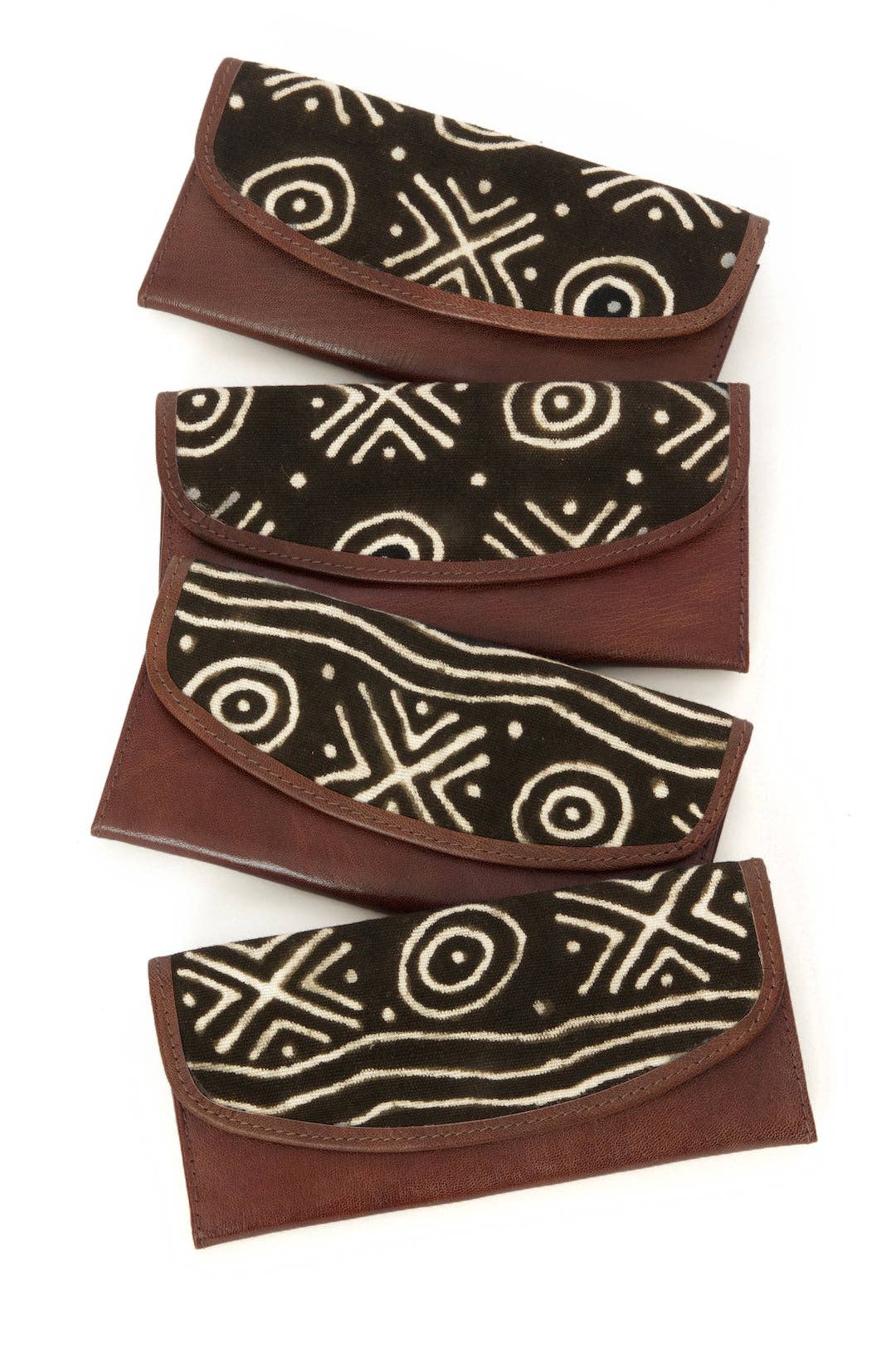 Swahili | AFRICAN MODERN - Wholesale Wallet - Women's - Cosmopolitan Mudcloth & Leather Women's Wallet1