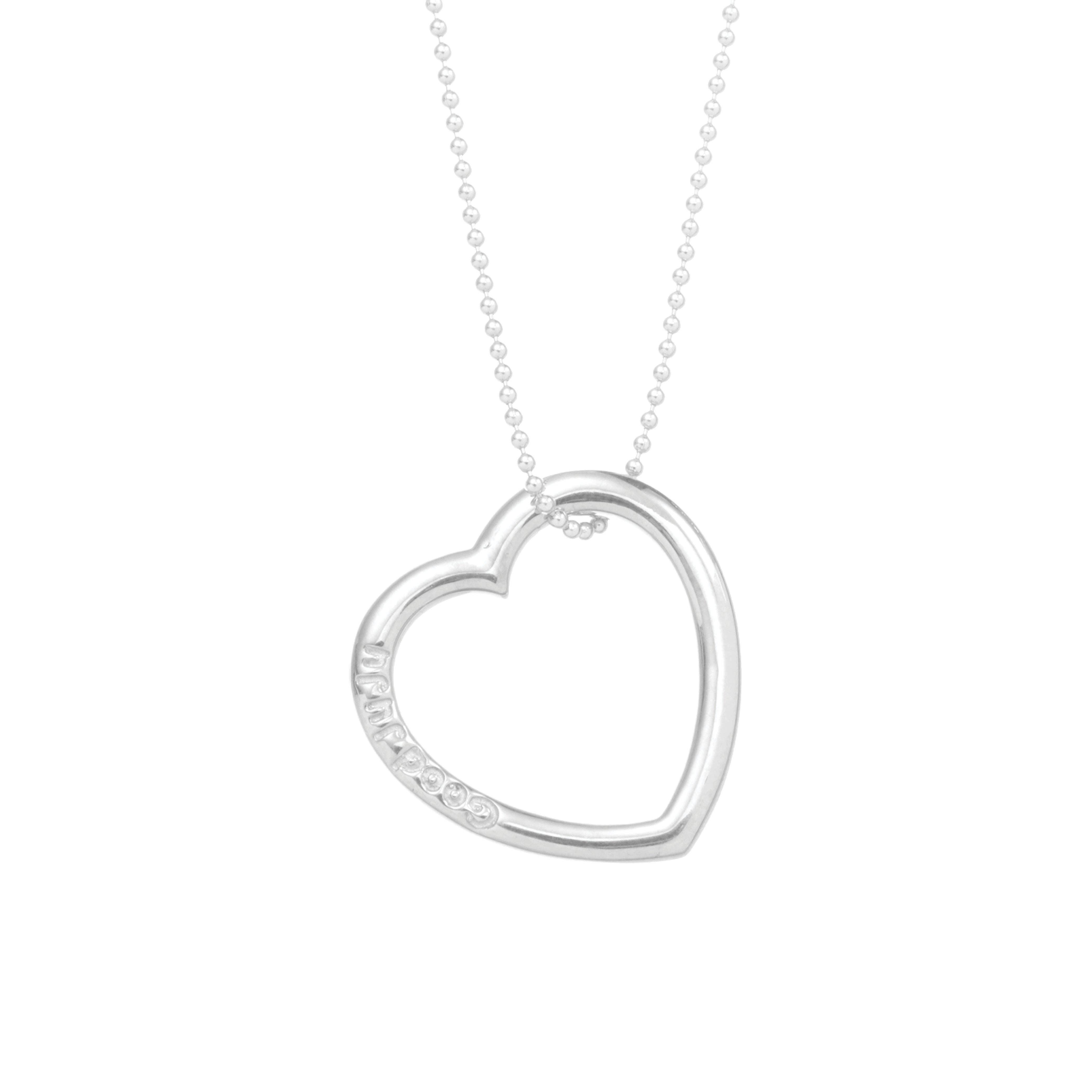Juju Supply Co. - Wholesale Pendant/Charm Necklace - The Good JuJu Open Heart4