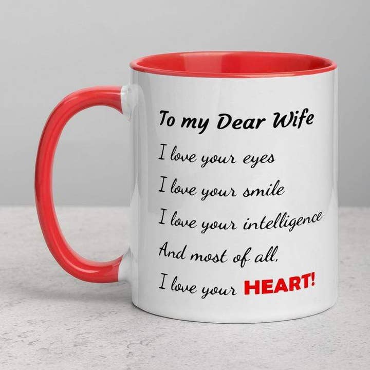 Chères tasses à accent éléphant pour épouse pour la vente par Mila Inspired LLC