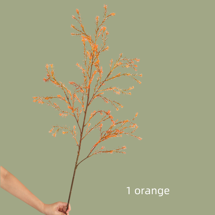 ACNITE(We cover U.S. import duties) - Wholesale Artificial Plant - Artificial Golden willow branches Faux leaves Willow stem0