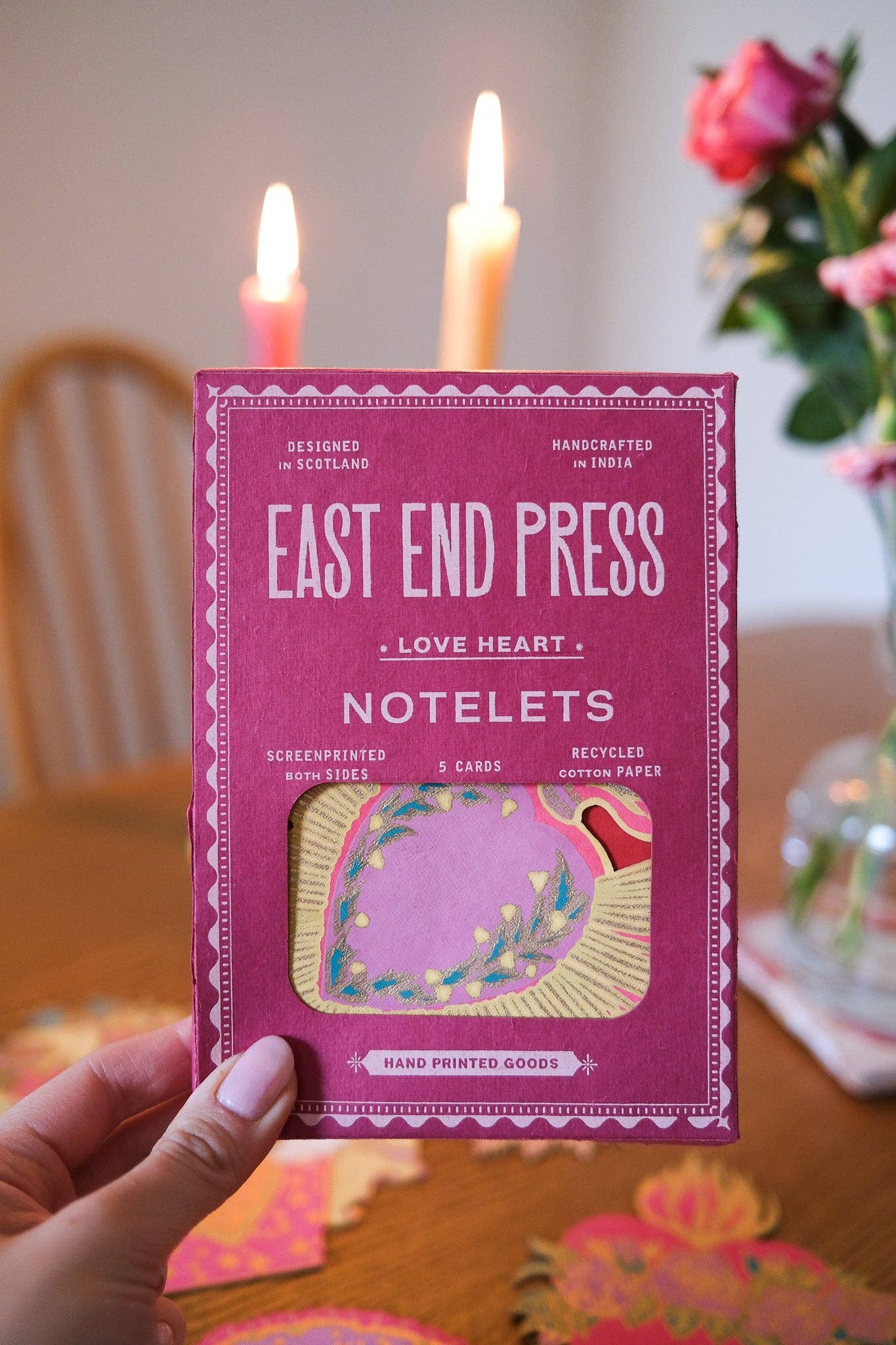 East End Press – wholesale Stationery/notecard set – Love Heart Notecards Set15