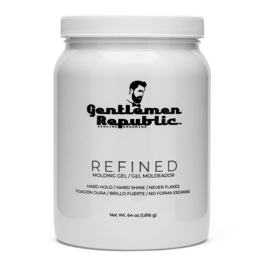 Gentlemen Republic - Wholesale Hair Styling Gel/Mousse - 16 oz Refined Hair Gel with Pump5
