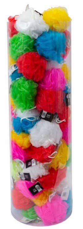 Living Concepts – wholesale Bath pouf/sponge – Body Puff Exfoliating 50gm w/ suction cup1