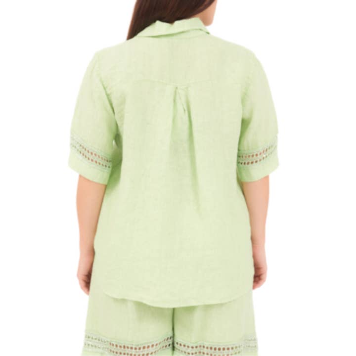 VeraMay – wholesale Top & short set (NOT loungewear) – Women’s – 6709/6713 Menta Vera May Italian Linen Set6