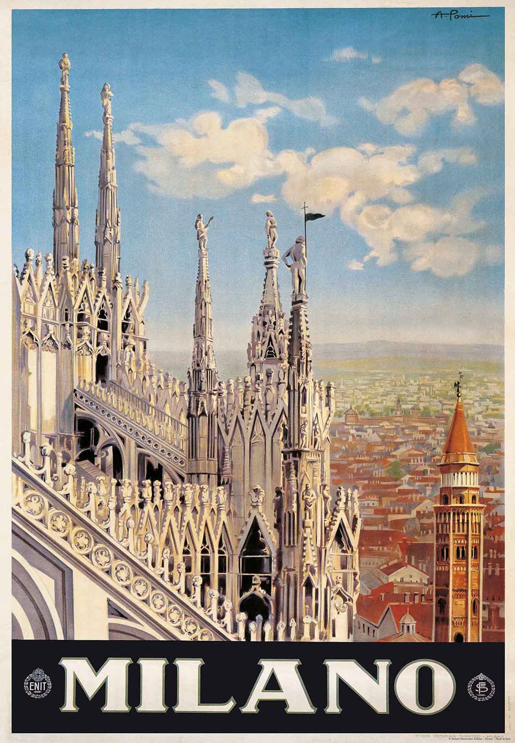 San Lorenzo Design - Wholesale Poster - Vintage Art Posters, Instituto Fotochromo Italiano, Classic81