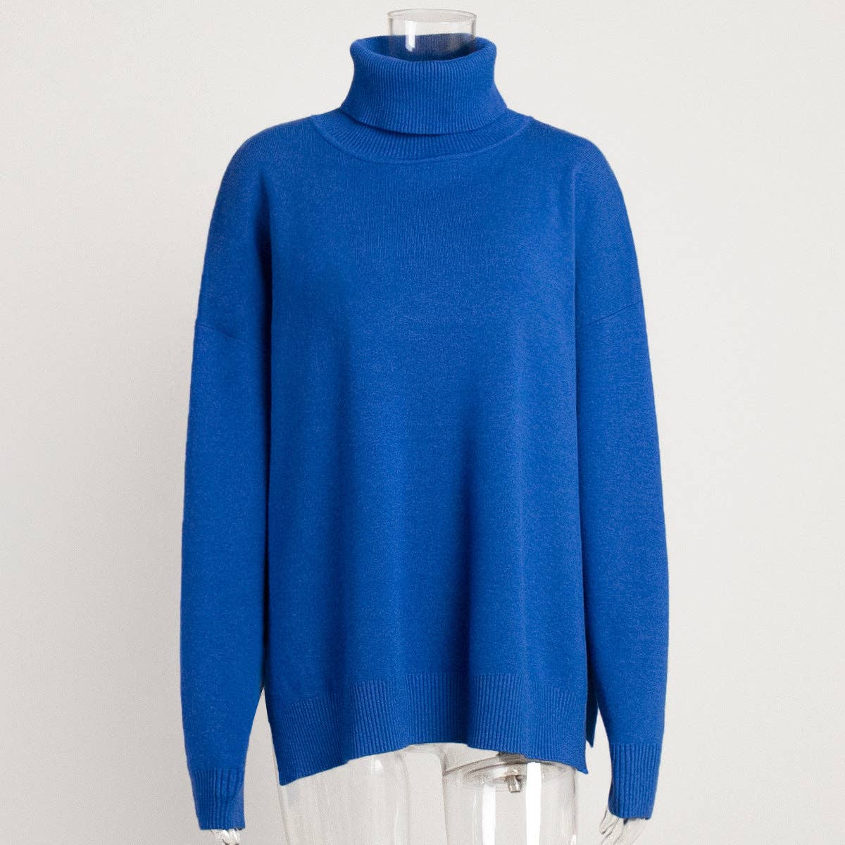 Marayn - Wholesale Tunic Sweater - Women's - 2025 AutumnWinter Chic Loose Knit Turtleneck Sweater24