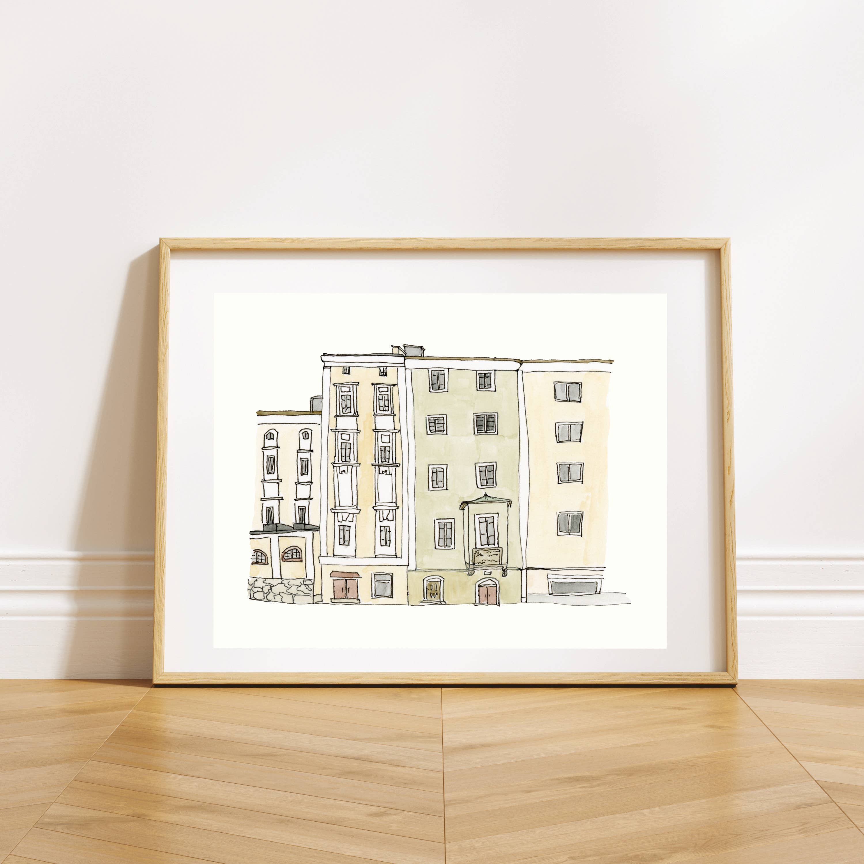 Sarah Wormann Art - Wholesale Art Print - Salzburg, Austria Buildings - Europe Travel Art Print2