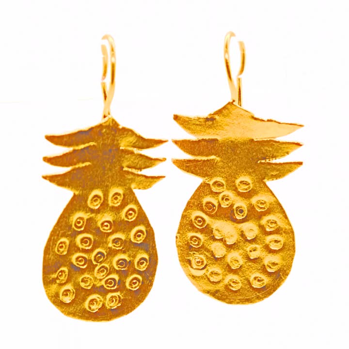Ananas Earrings for wholesale by Hattusas Bazaar